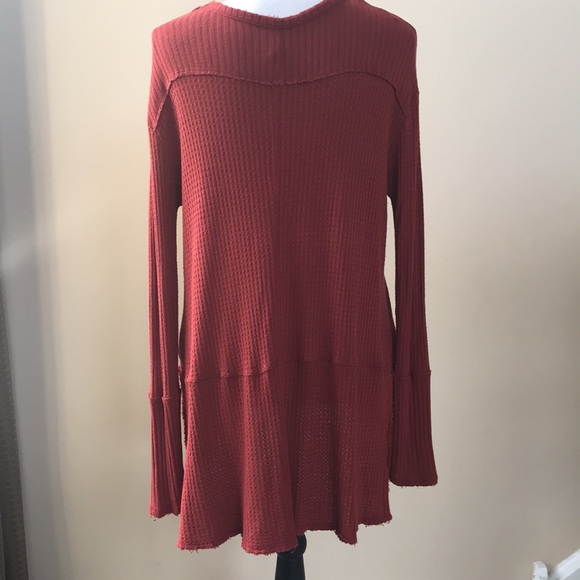 Free People Rust Sunset Park Thermal Top - Picture 7 of 12